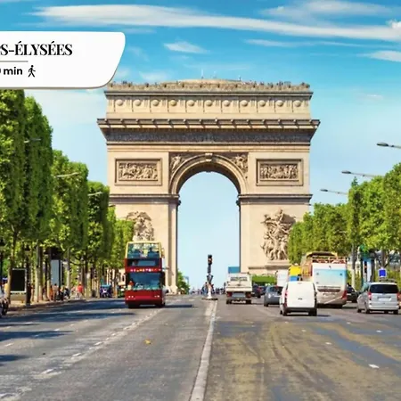 Апартаменты 407 Elysee 76- Superbe Vue Champs Elysees